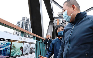 鄉長厝橋開放通行 新北汐止人行橋新亮點 