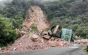 陽金公路坍方！林莊淨水場遭土石淹沒 台水調度供水