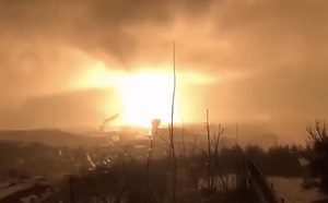 震爆天然氣管線 土耳其7.8強震釀氣爆烈焰沖天