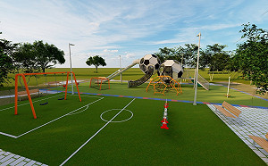 新北新莊體育園區遊戲場工程鳴槍起跑　