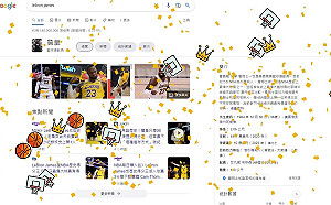 LeBron James成NBA歷史得分王！紀錄夜輸球不要緊 Google送上彩蛋