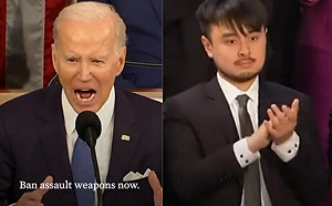 (影) 他是台灣移民第二代! 阻止加州大屠殺 拜登特邀出席國情咨文演講