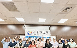 為土敘震災祈福  屏東市長周佳琪號召公所主管一日捐