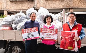 送暖土耳其 蘇巧慧牽線民間捐贈上千件冬衣毛毯　　