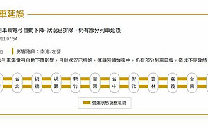 三度出包！高鐵出狀況　全線大誤點