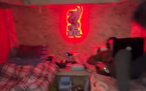 (影) 烏克蘭地下陣地曝光! 能躲砲擊 、有電視、電腦 還能燒柴取暖