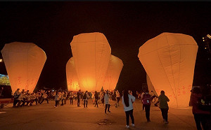 來台人數變少？觀光署「千人遊台灣」邀請日本人來台放天燈