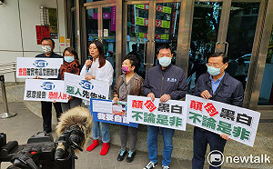 被三立告妨害名譽 鄭麗文警局前舌戰三立記者 