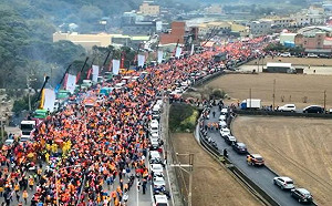 白沙屯媽祖回鑾！人潮看不見盡頭