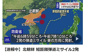 朝鮮今晨再射2彈 金與正嗆美揚言太平洋變靶場