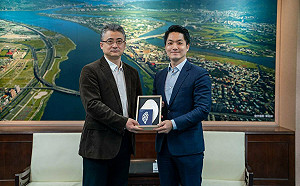 上海團拜會北市府 蔣萬安見李驍東提前離席