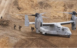 登島畫面曝光! 日美「鐵拳」軍演  發動「魚鷹」直升機訓練登
