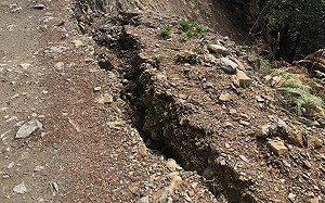 坍方落石頻傳！南投郡大林道3/20施工封閉3個月