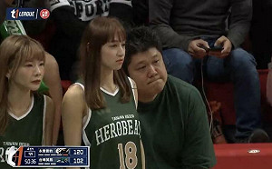 T1職籃大亂鬥！比哈孝遠搶鏡「啦啦隊絕望女孩」真實身分起底