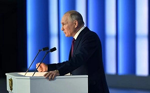 普丁1小時45分國情咨文 改口俄烏「戰爭」、準備恢復「核試爆」