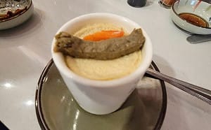 茶碗蒸上有咖啡色條狀物！網笑翻