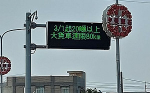台61線大貨車降速至80公里！公總：3/1超速最高罰6千