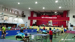 下雨天也可運動 基隆首辦青少年桌球排名賽