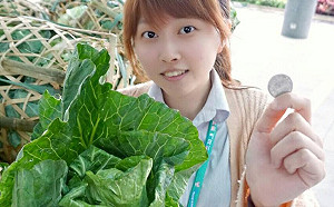10元搶限量蔬果 板橋假日農民市集周末搶鮮