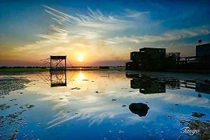 蘇格蘭藝術家創作「微妙的平衡」在台灣小村發光發亮