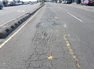 豐原大道全面翻修  五月下旬完成路平