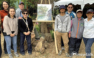 情寄白河水彩小品聯展登場 林初埤賞木棉花賞畫兩相宜