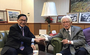 (影) 陳水扁悼制憲推手 辜寬敏去年受訪 自曝面諫小蔣「反攻大陸痴人說夢」