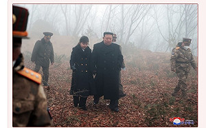 愛女頻曝光 金正恩再攜金朱愛視察核反擊模擬訓練