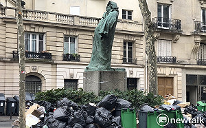 蔡筱穎觀點》垃圾攻陷巴黎！反年改清潔工罷工13天 成堆垃圾成「景點」