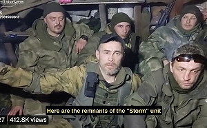 (影)  俄「風暴部隊」稱遭「刻意送去屠殺」 指控兇狠「督戰隊」阻後撤