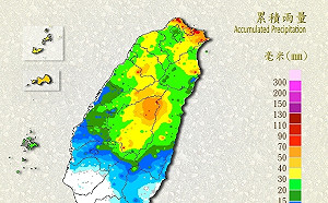 未來一週雨量一圖看！清明連假中部以北持續下雨