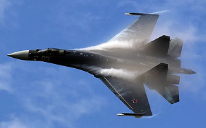 還沒發射導彈就GG了! 烏軍擊落一架Su-35 墜入黑海飛行員生死不明