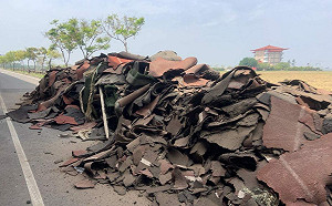 非法棄置PU跑道影響民眾清明掃墓 嘉縣移送強制執行