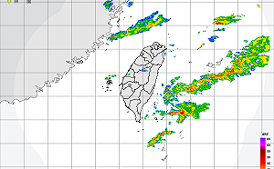 蘭嶼大雨特報＋瞬間強風 北東微弱鋒面持續濕答答