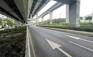 新北新莊台一高架防蝕塗裝工程 封閉平面道路 