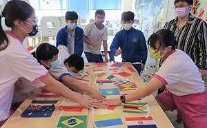 新北推廣模擬聯合國計畫 福和國中學生站上主席台