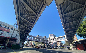 新北林口中山路、竹林路口陸橋功成身退