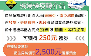 高雄第6例境外移入登革熱  衛生局啟動決戰境外專案
