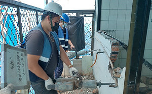 新北新莊公寓懸空違建 市府鐵腕強制拆除