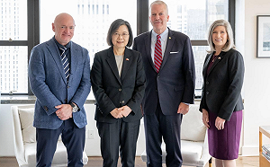 過境紐約與美議員會晤 蔡英文感謝美方支持