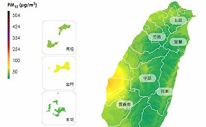 全台PM10僅「這地方」亮橘燈！網嘆：幫幫中部人的肺