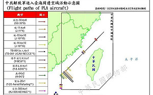 共軍環台軍演首日 國防部偵獲71架次共機.9艘次共艦