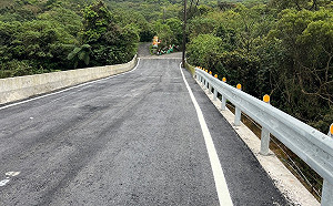 新北石門區北21線及北19線道路  坍方復建工程完工通車