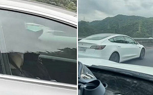 特斯拉狂飆正副駕駛睡爆！畫面瘋傳