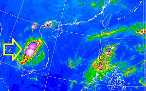 梅雨季何時報到？鄭明典曬「紫色區塊」給答案