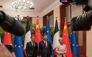 《紐約時報》台灣對歐洲很重要  馬克宏迎合中國陷執政6年來最孤立 