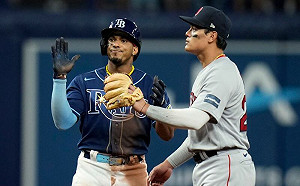 張育成久違先發未敲安 光芒勝紅襪奪12連勝