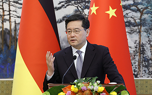 德外長面告別動武改變台海現狀 秦剛耍狠威脅：台獨與和平不能共存