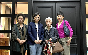 林世嘉PO「最好的生日禮物」 讚金美齡、陳菊、蔡英文 「一生為台灣」　　