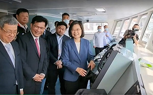 新台馬輪首航 蔡英文：2019年核定11億4千萬元的造船經費